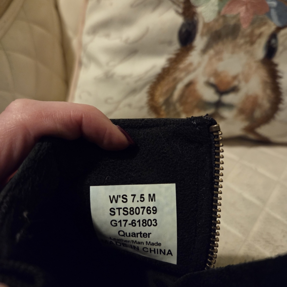 Sperry Black Lace-Up Boots - Picture 9 of 11
